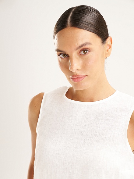 Топ льняной свободный - G022SZ0040BALEY Сорочка жен. (VR013, 38)