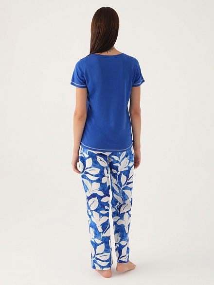 Пижама со штанами и футболкой - G022SZ0HFP028833_IY24 Костюм дом. жен. Бельевое изделие (VR045, S)