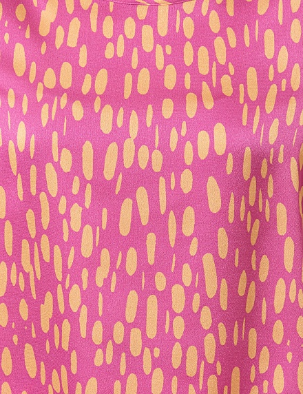 Блузка с принтом - G022SZ0040POTY-B Сорочка жен. (VR037, 36)