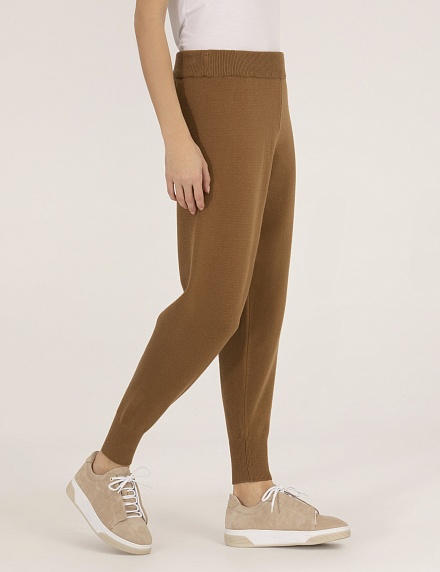 Брюки спортивные трикотажные зауженные - G022SZ0TP0ADEN_P Брюки спорт. жен. (VR122, S)