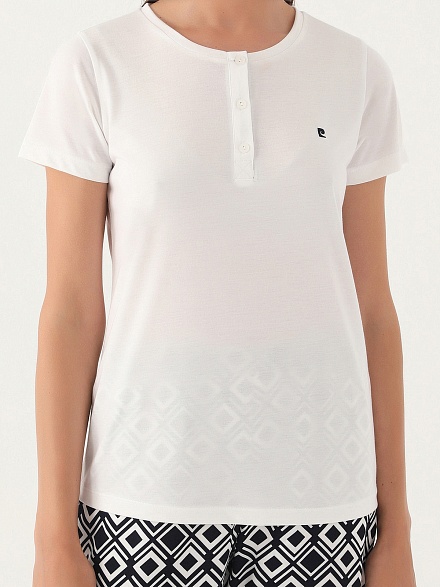 Пижама со штанами и футболкой - G022SZ0HFP028838_IY24 Костюм дом. жен. Бельевое изделие (VR071, S)