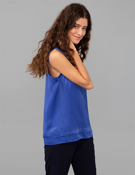 Топ атласный из вискозы - G022SZ0040LUCCA Сорочка жен. (VR045, 42)