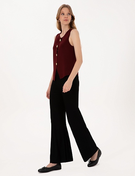 Брюки на резинке широкие - G022SZ0TP0GESSI_P Брюки спорт. жен. (VR046, S)