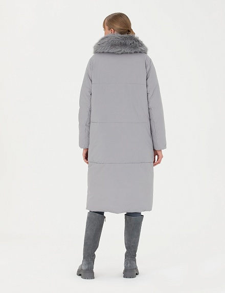 Пуховик с меховым воротником - G022SZ0KS0MORGAN Куртка жен. (VR024, 38)