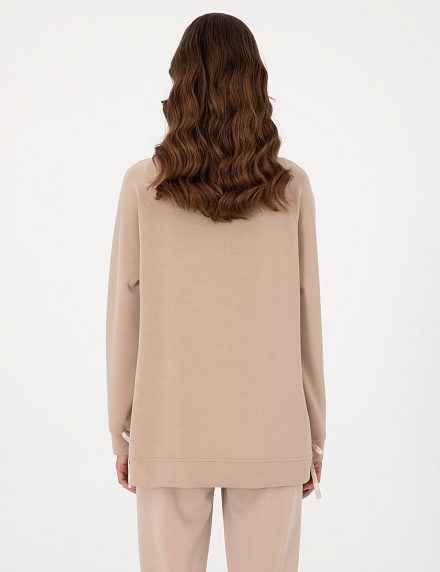 Толстовка с воротником на молнии - 