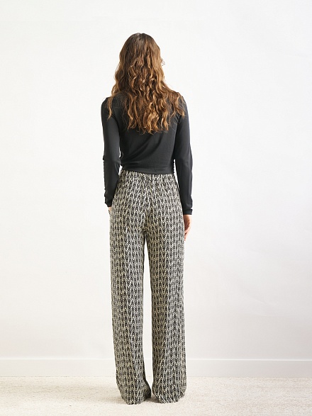 Брюки на резинке свободного кроя - G022SZ0780LONDI_P Брюки жен. (VR046, 40)