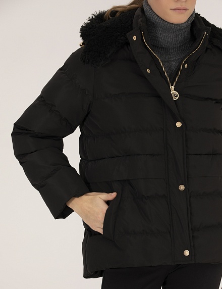 Куртка с меховым капюшоном - G022SZ0MS0DASTA Куртка жен. (VR046, 38)