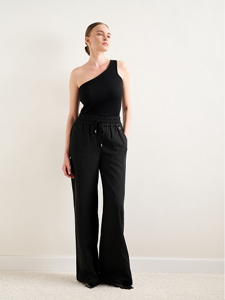 Брюки на кулиске широкие - G022SZ0780PAREMI Брюки жен. (VR046, 40)