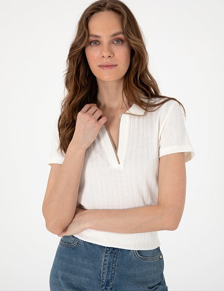 Футболка-поло трикотажная - G022SZ0110RINO25Y Футболка жен. (VR019, XS)