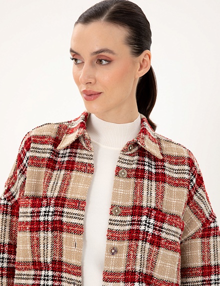 Рубашка теплая прямого кроя - G022SZ0040KENTIA Сорочка жен. (VR030, 34)