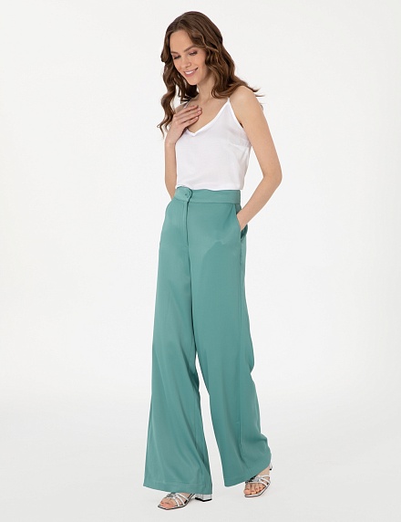 Брюки из вискозы с эластаном прямые - G022SZ0030TENS_P Брюки жен. (VR054, 34)