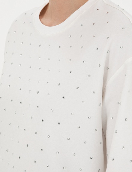 Свитшот со стразами - G022SZ0820LAVI Толстовка жен. (VR019, XS)