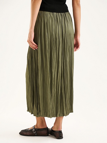 Юбка миди из жатой ткани - G022SZ0980BESSA Юбка жен. (VR027, 36)