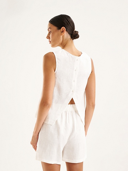 Топ льняной свободный - G022SZ0040BALEY Сорочка жен. (VR013, 38)