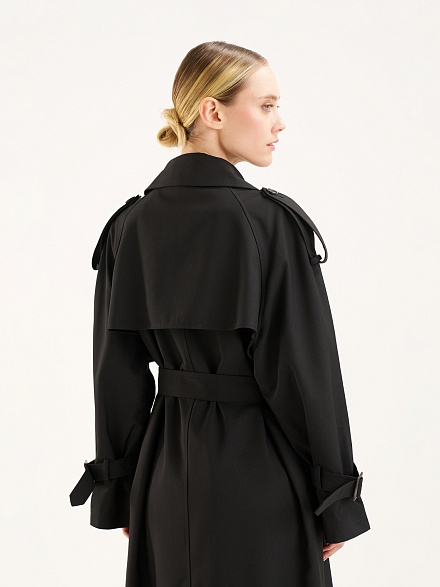 Плащ двубортный оверсайз - G022SZ0KS0CANNAL Куртка жен. (VR046, 36)