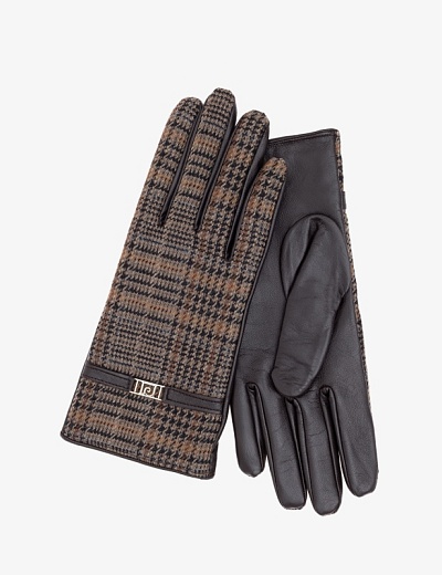 Перчатки комбинированные кожаные - A022SZ0DH0POLAW Перчатки жен. (VR029)