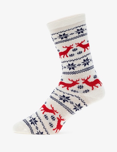Носки высокие новогодние - A022SZ013SKTSK24YILBASI3LUSKT Носки жен. (VR030, 36_40)