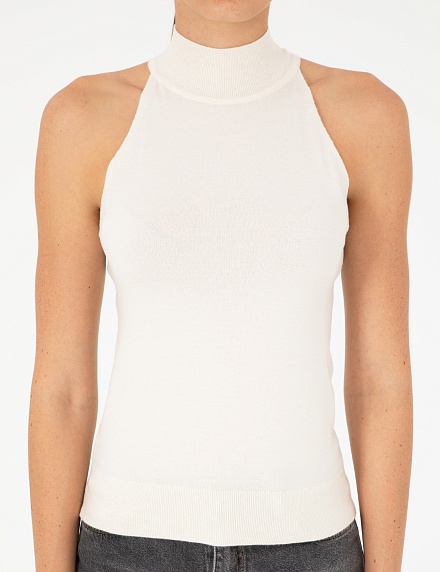 Топ трикотажный с воротником-стойка - G022SZ0TK0DANGOMA_TB Кофта жен. (VR019, L)