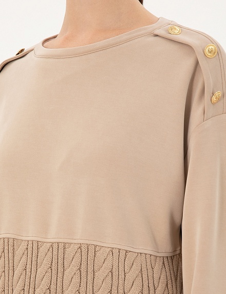 Свитшот комбинированный - 