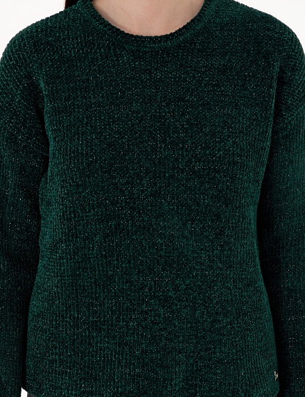 Джемпер с люрексом - G022SZ0TK0RAST Кофта жен. (VR079, M)