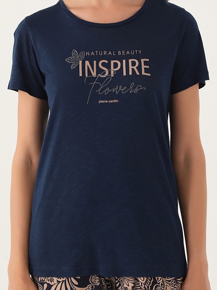 Пижама со штанами и футболкой - G022SZ0HFP028794_IY24 Костюм дом. жен. Бельевое изделие (VR033, XL)