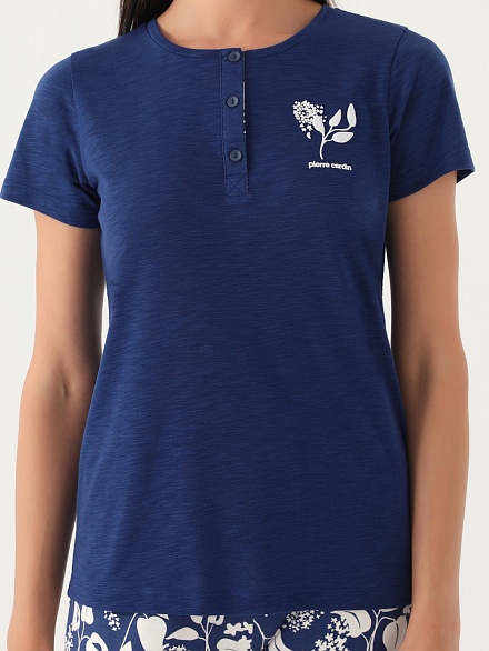 Пижама со штанами и футболкой - G022SZ0HFP028810_IY24 Костюм дом. жен. Бельевое изделие (VR033, XL)