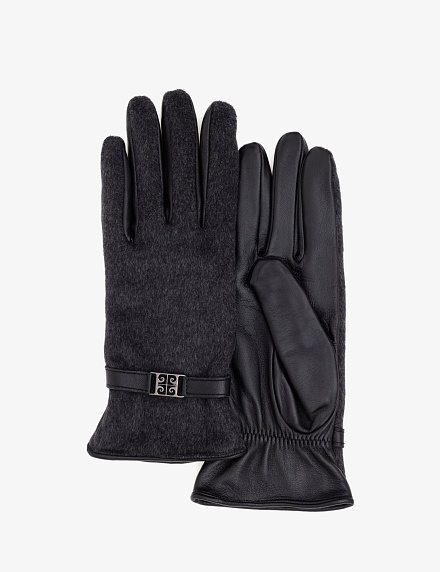 Перчатки комбинированные кожаные - A022SZ0DH0PARMIN Перчатки жен. (VR006)