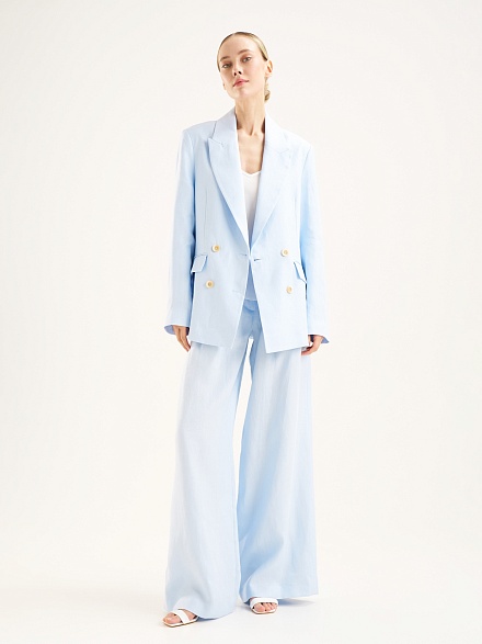 Пиджак двубортный льняной - G022SZ0020MATHI_C Пиджак жен. (VR003, 36)