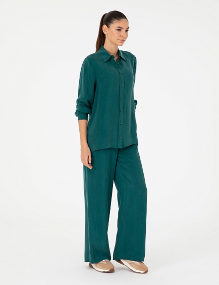 Рубашка прямого кроя - G022SZ0040PARENSO_G Сорочка жен. (VR079, 36)