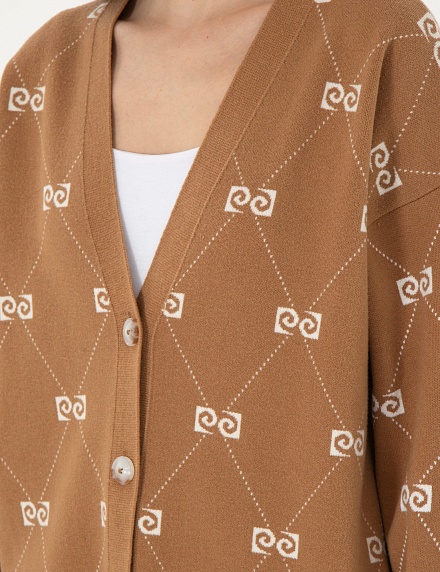 Кардиган на пуговицах удлиненный - G022SZ0TH0RAYLA_H Кардиган жен. (VR015, L)