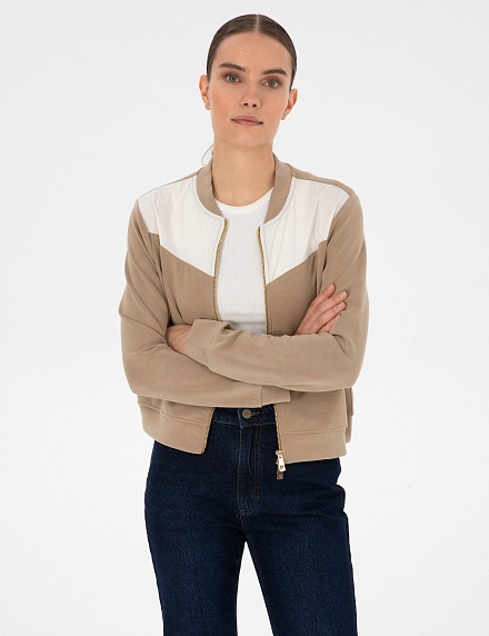 Толстовка без капюшона на молнии - G022SZ0820JATE_H Толстовка жен. (VR011, XS)