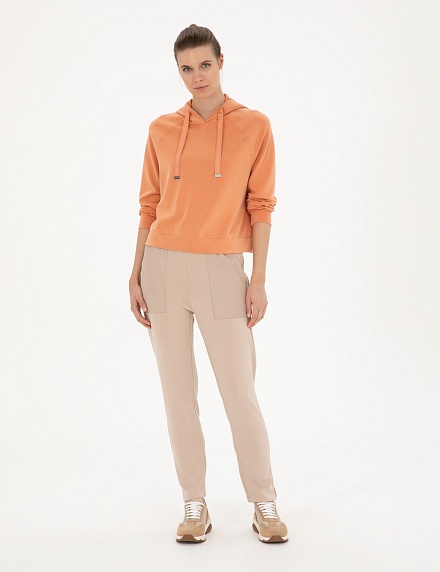 Брюки спортивные на кулиске зауженные - G022SZ0OP0LOSA-P Брюки спорт. жен. (VR011, 2XS)