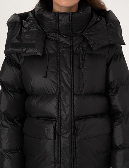 Пуховик укороченный с несьемным капюшоном - G022SZ0MS0NICCO Куртка жен. (VR046, 34)