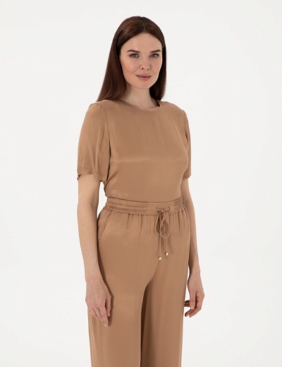 Блузка с коротким рукавом - G022SZ0040YUNA_B Сорочка жен. (VR029, 32)