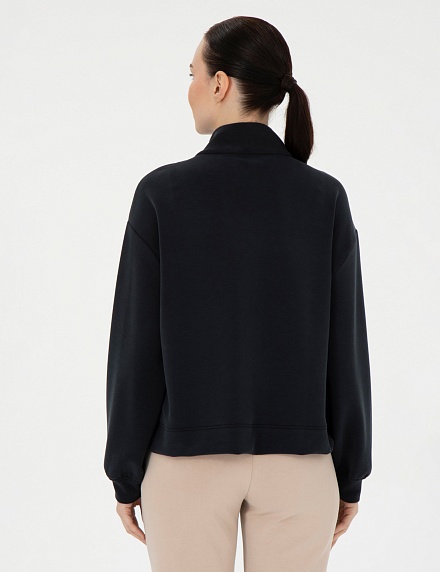 Толстовка с воротником на кнопках - G022SZ0820GERP_S Толстовка жен. (VR046, S)