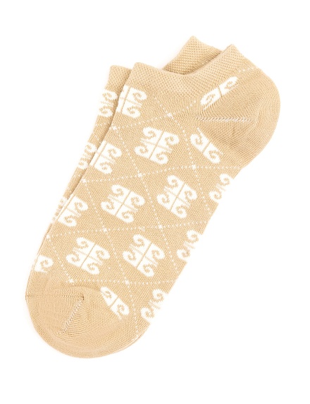 Носки короткие с монограмой бренда - A022SZ013PTKJAKARLIPATIK Носки жен. (VR011, 36-40)