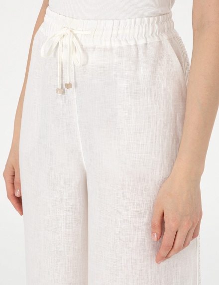 Брюки льняные на кулиске - G022SZ0780MUSO_P Брюки жен. (VR013, 32)