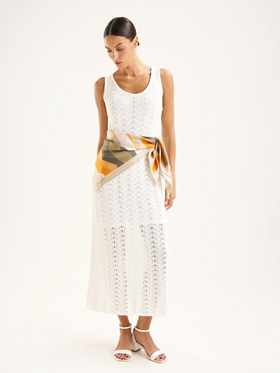 Платье миди ажурное - G022SZ0TE0BERT_EL Платье жен. (VR013, XS)