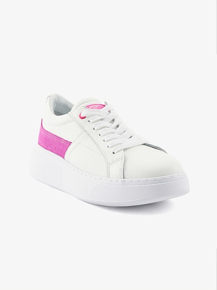 Кеды кожаные с цветной вставкой - S072SZ0330Y23MALZ-SPR Обувь жен. (VR167, 36)