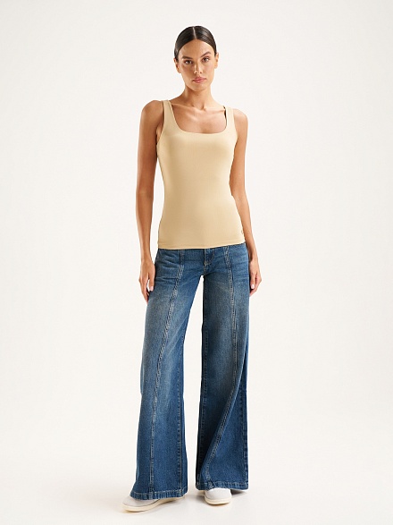 Топ в бельевом стиле - G022SZ0110SEDI Футболка жен. (VR011, XS)