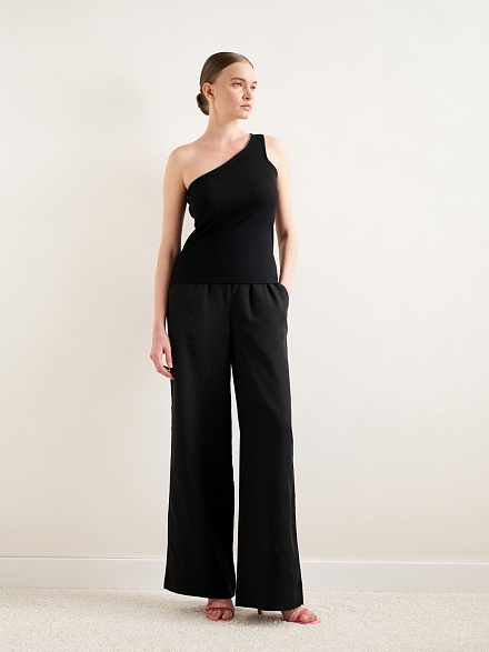 Топ из вискозы на одно плечо - G022SZ0110NEYO Футболка жен. (VR046, XL)