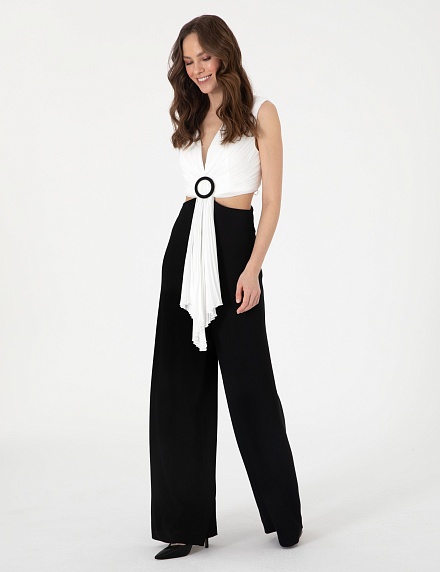 Комбинезон без рукавов с драпировкой - G022SZ0320VORKA Платье жен. (VR046, 40)