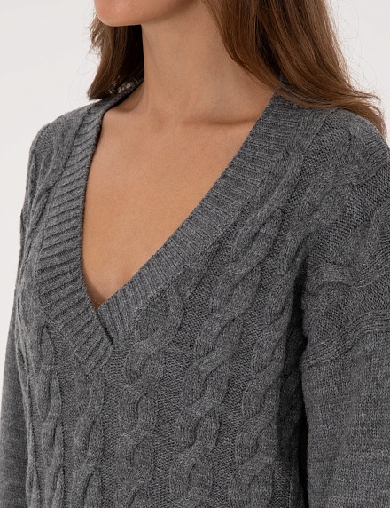 Свитер c V-образным вырезом - G022SZ0TK0CACIS Кофта жен. (VR086, M)