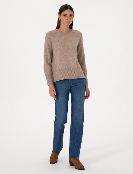 Джемпер с шерстью, шелком и кашемиром - G022SZ0TK0SANYA Кофта жен. (VR052, S)