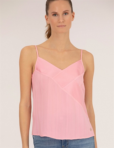 Топ атласный из вискозы - G022SZ0040LEVISA Сорочка жен. (VR167, 36)