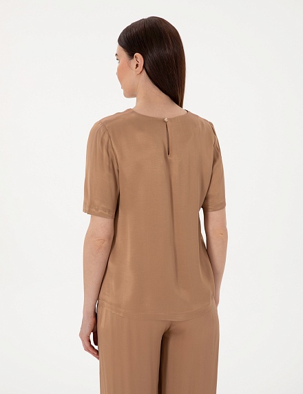 Блузка с коротким рукавом - G022SZ0040YUNA_B Сорочка жен. (VR029, 32)