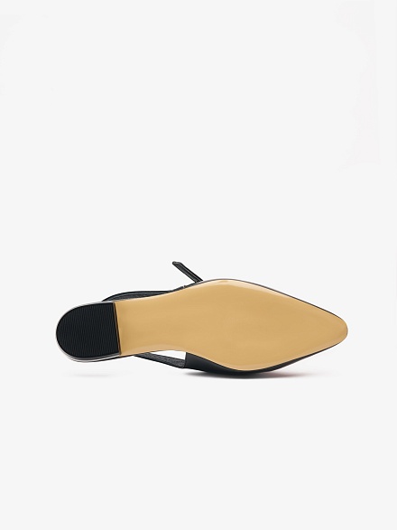 Туфли-слингбэки из лакированной кожи без каблука - S072SZ0330Y24YUTA-P Обувь жен. (VR046, 37)