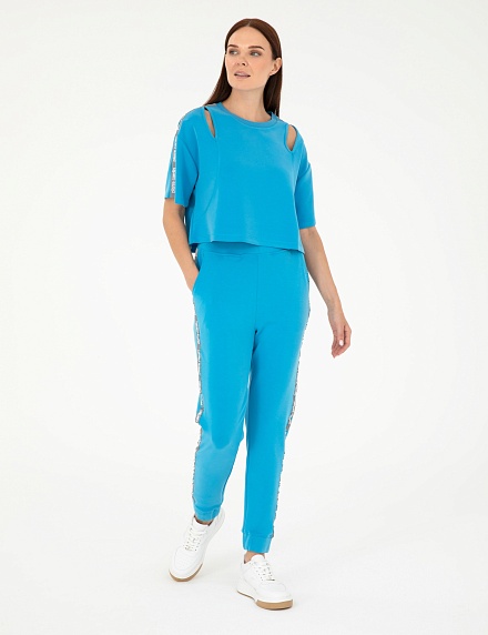Брюки спортивные зауженные - G022SZ0OP0CARLA-P Брюки спорт. жен. (VR036, XL)