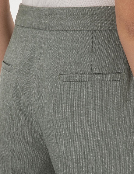 Брюки с добавлением льна зауженные - G022SZ0030GRATA_P Брюки жен. (VR027, 36)