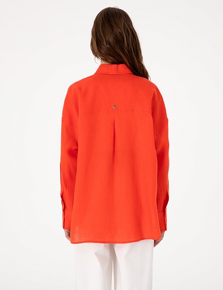 Рубашка льняная оверсайз - G022SZ0040KETO_G Сорочка жен. (VR030, 32)